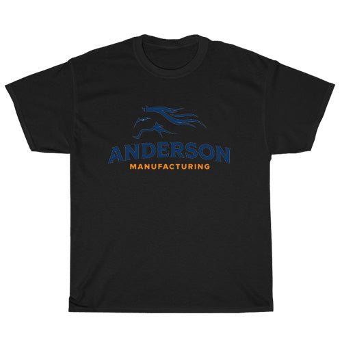 Anderson Manufacturing Guns Firearms logo Mens Unisex Short Sleeve Black T-Shirt Size S-3XL
