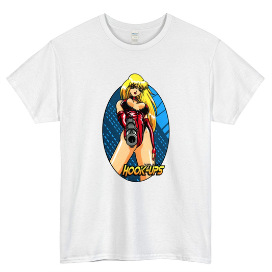 Anime Girl Hook Ups Classic Mens Unisex Short Sleeve T-Shirt Size S-3XL - P