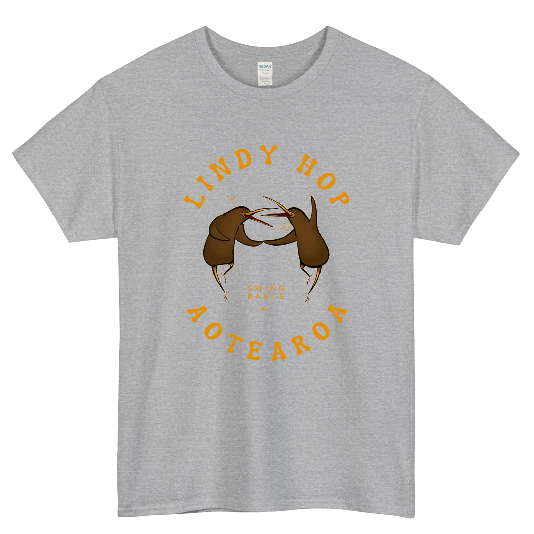 Aotearoa Swing Kiwis Mens Unisex Short Sleeve T-Shirt Size S-3XL - P