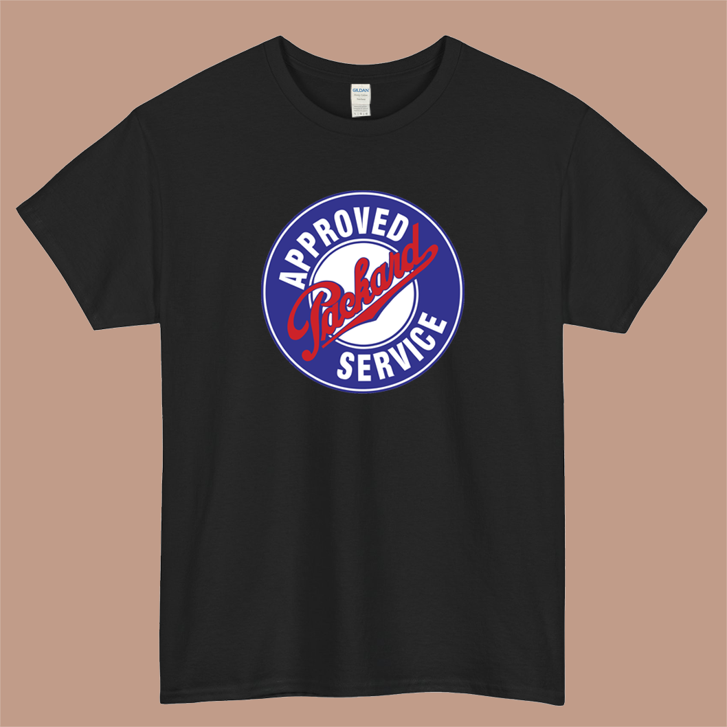 Approved Packard Service Logo Mens Unisex Short Sleeve T-Shirt Size S-3XL - P