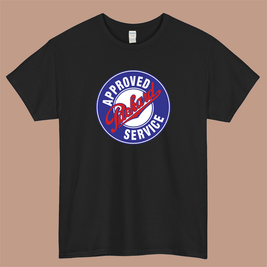 Approved Packard Service Logo Mens Unisex Short Sleeve T-Shirt Size S-3XL - P