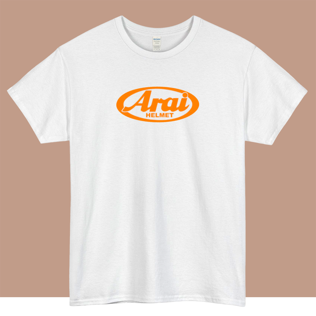 Arai Helmets Decal Logo Mens Unisex Short Sleeve T-Shirt Size S-3XL - P