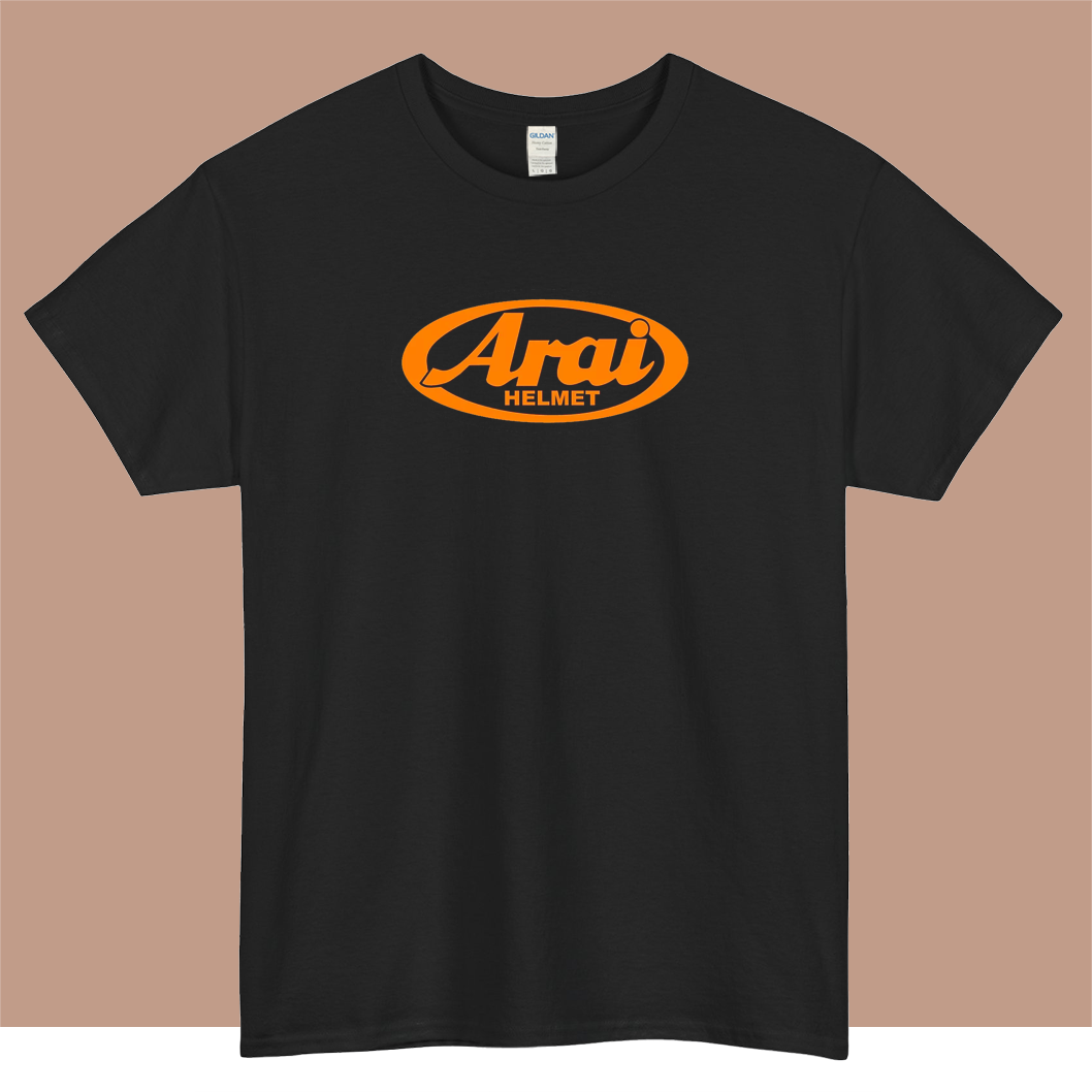 Arai Helmets Decal Logo Mens Unisex Short Sleeve T-Shirt Size S-3XL - P