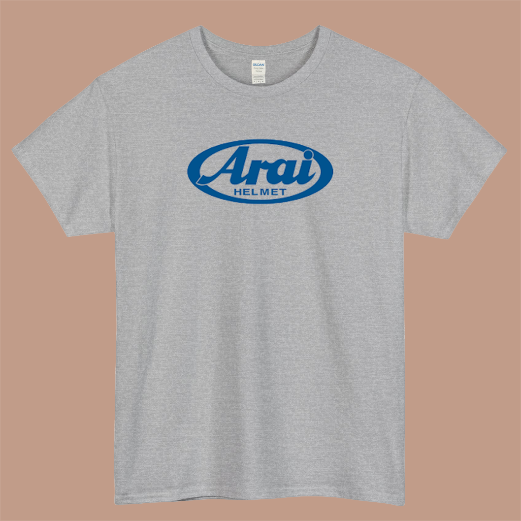 Arai Racing Helmet Logo Mens Unisex Short Sleeve T-Shirt Size S-3XL - P