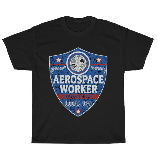 Association of Machinists and Aerospace Workers Logo Men's Unisex T Shirt Size S to 3XL