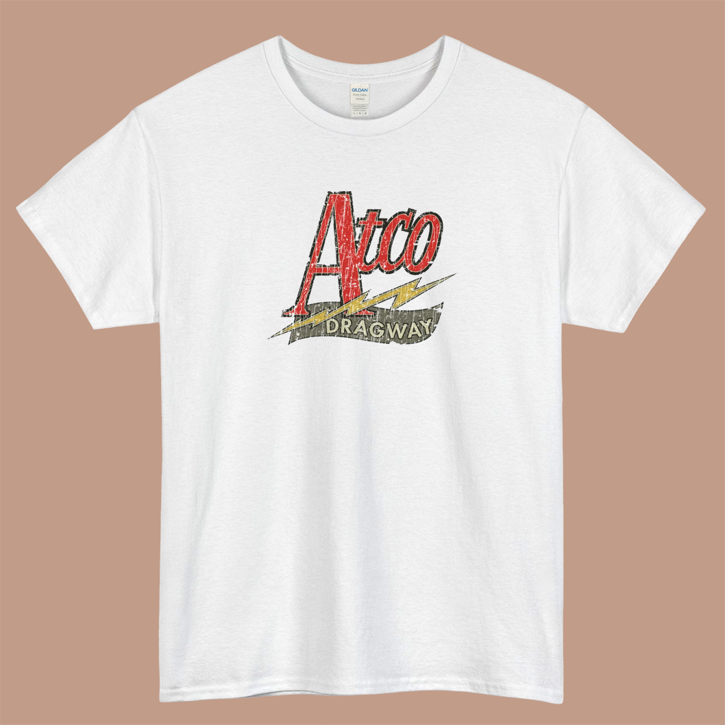 Atco Dragway 1960 Logo Mens Unisex Short Sleeve T-Shirt Size S-3XL - P