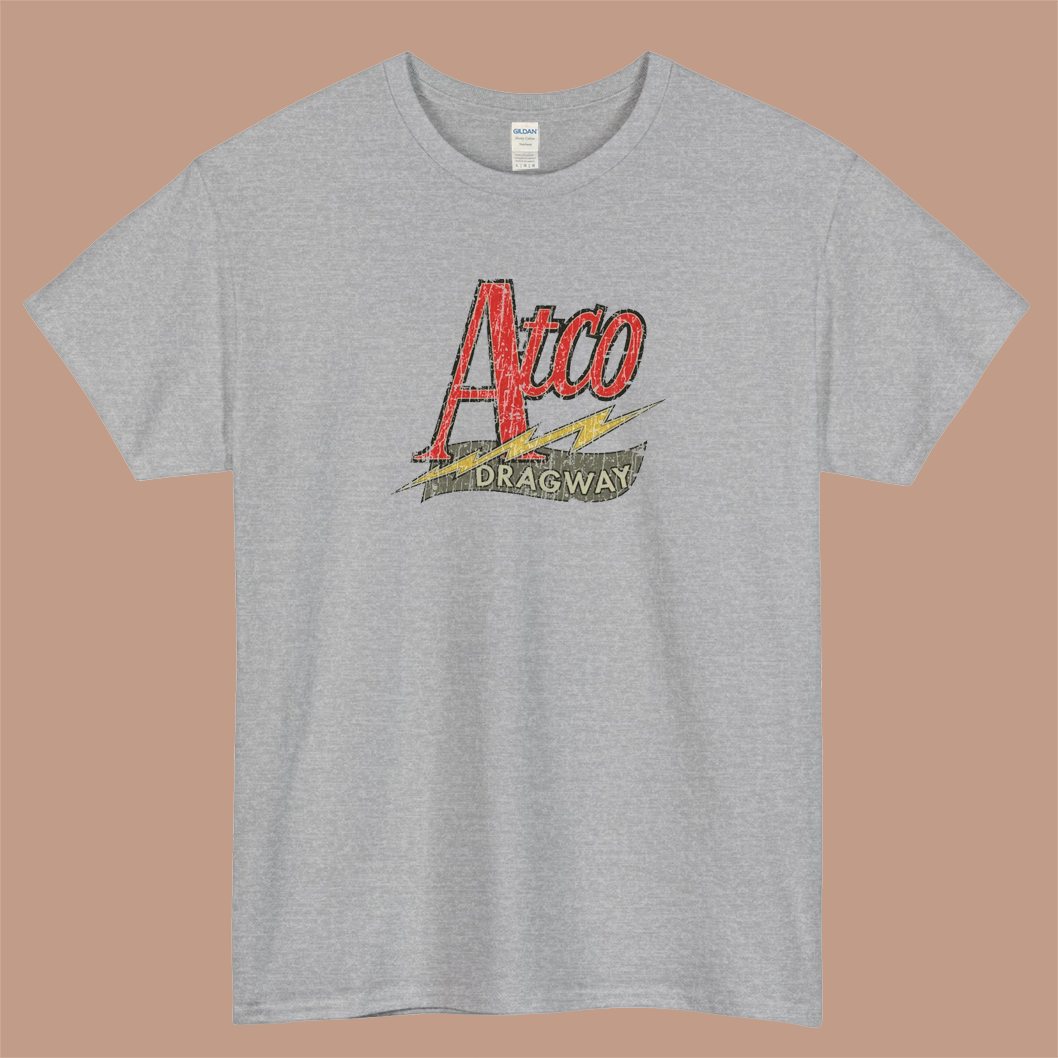 Atco Dragway 1960 Logo Mens Unisex Short Sleeve T-Shirt Size S-3XL - P