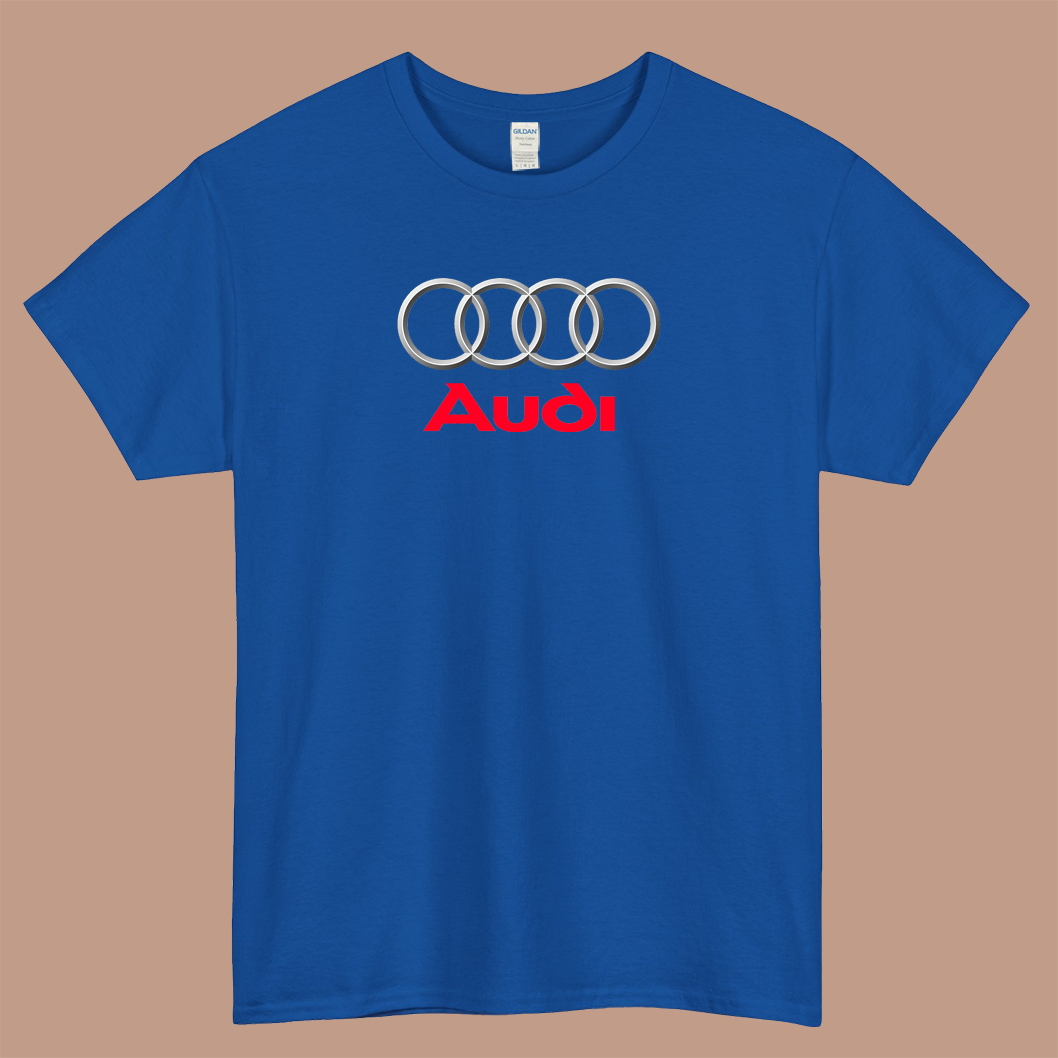 Audi Logo Mens Unisex Short Sleeve T-Shirt Size S-3XL