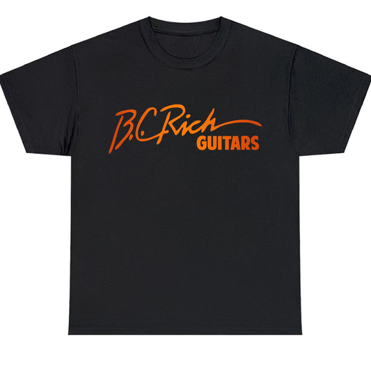 BC RICH GUITARS Logo Men's Unisex T Shirt Size S to 3XL