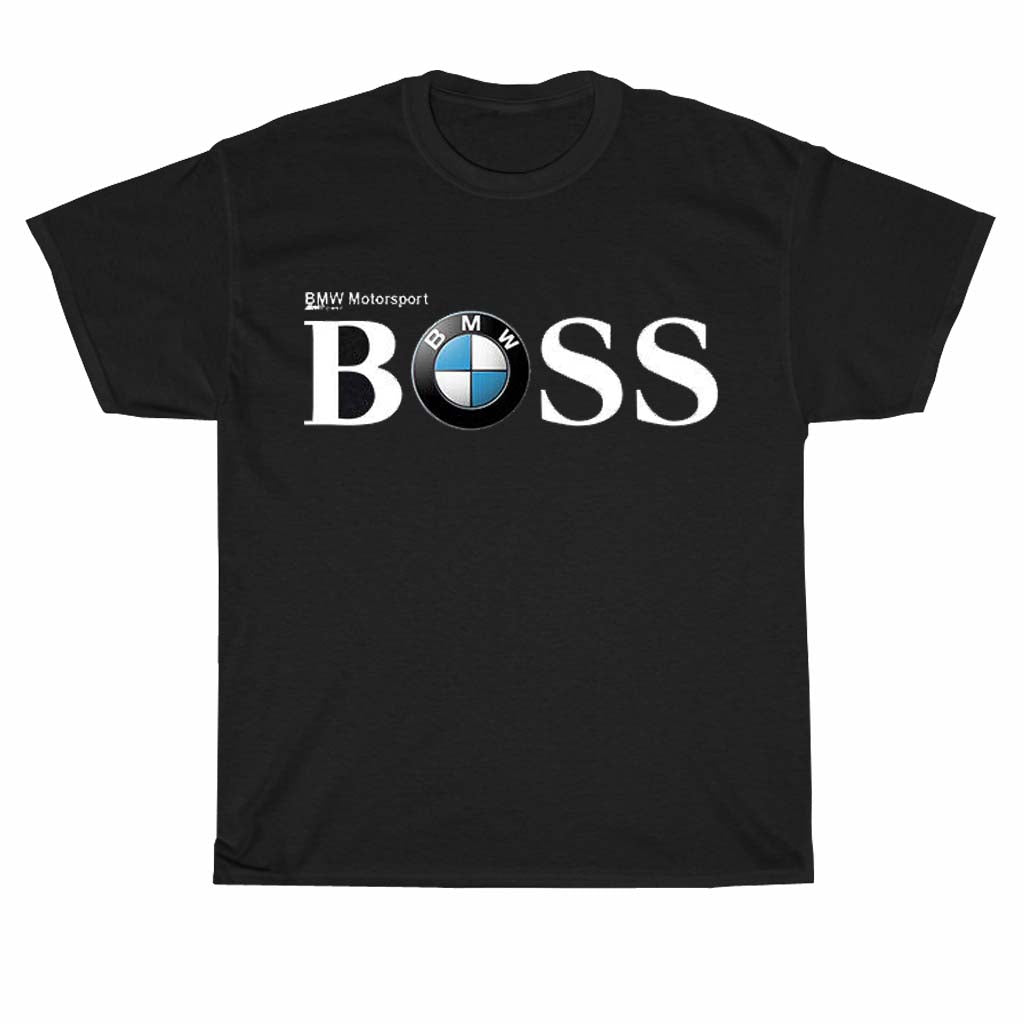 BMW motorsport Boss Logo Unisex Men's T Shirt Size S to 3XL