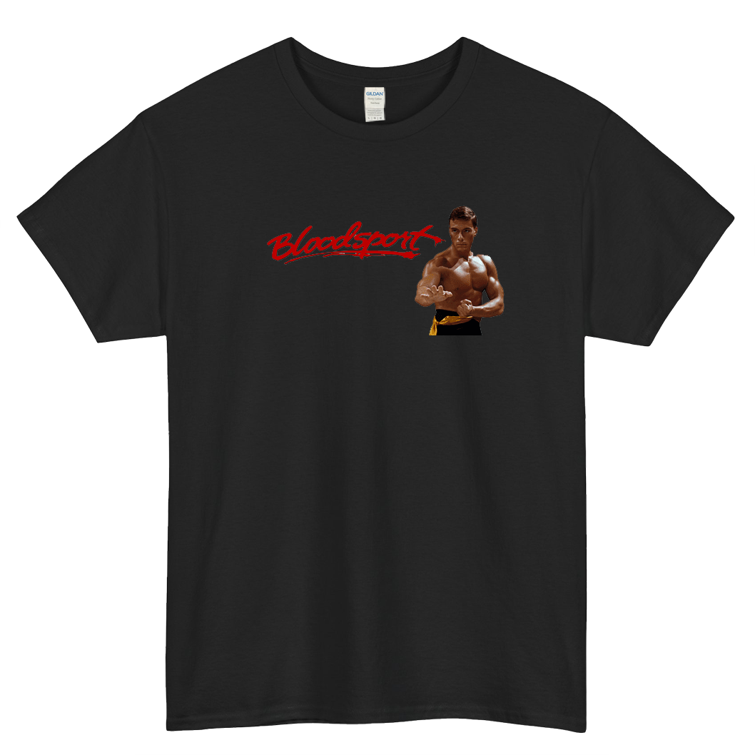 BOLO YEUNG Bloodsport Movie LOGO SHORT SLEEVE T SHIRT -P