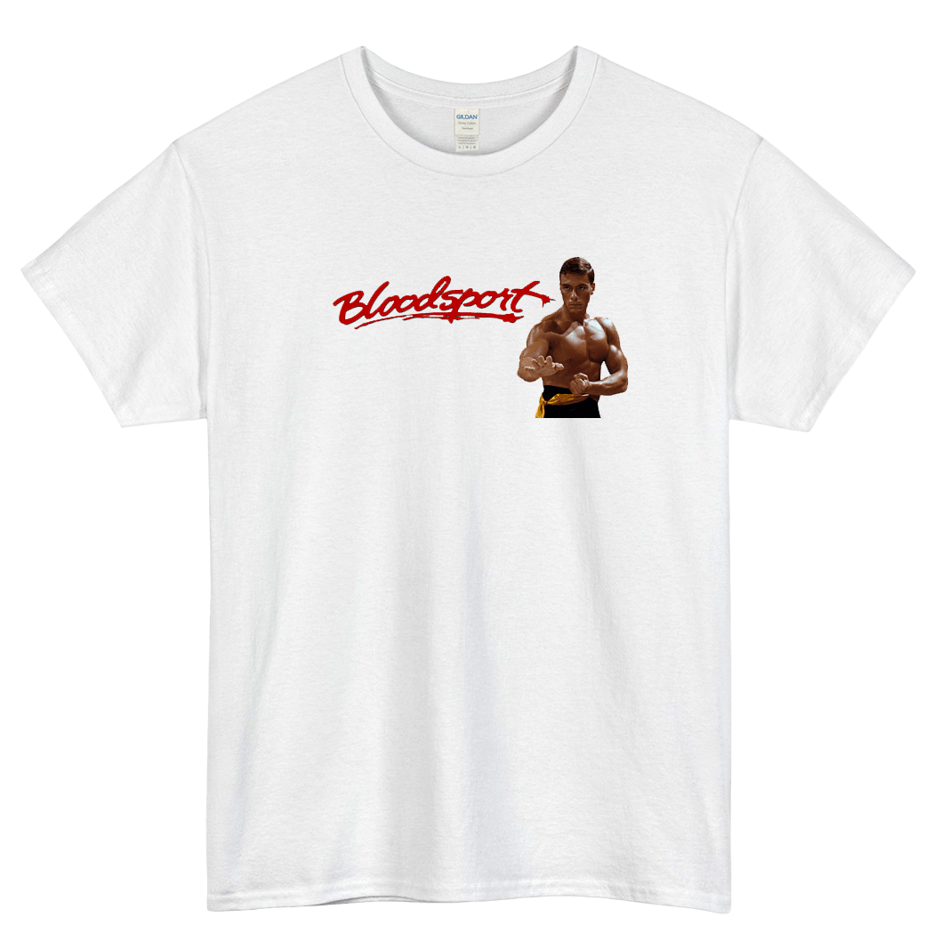 BOLO YEUNG Bloodsport Movie LOGO SHORT SLEEVE T SHIRT -P