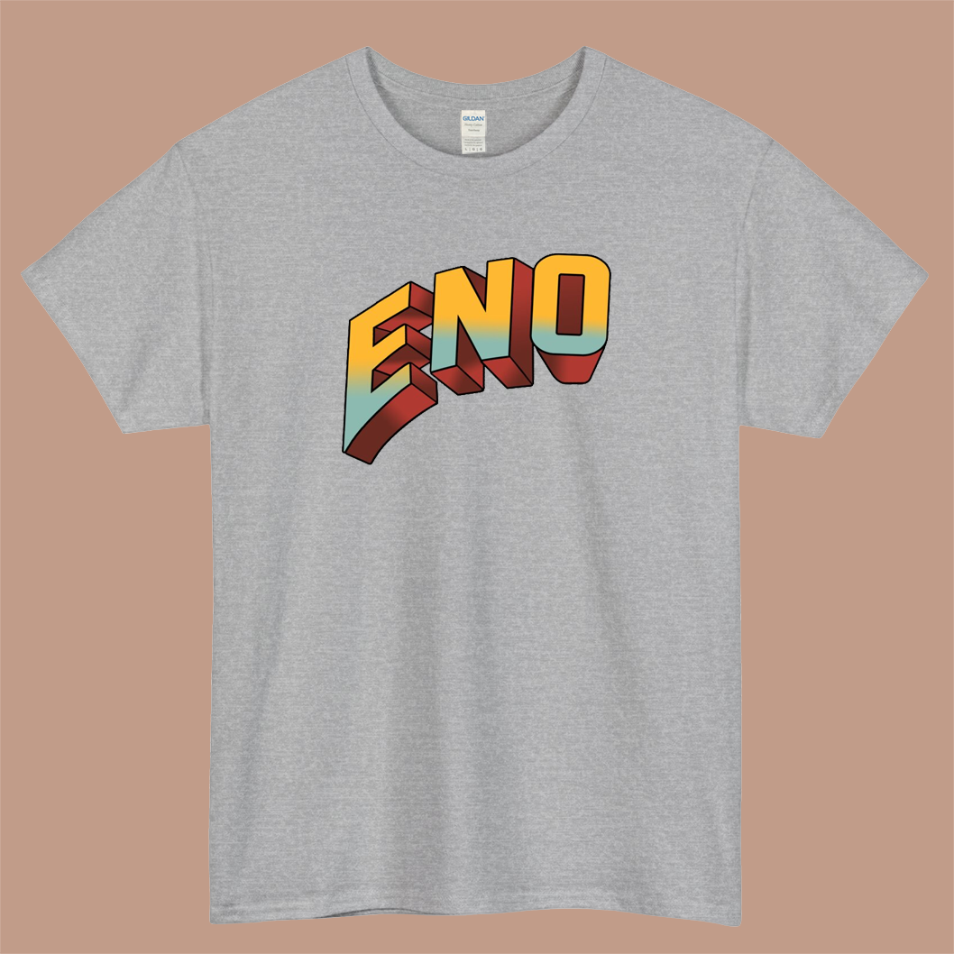 BRIAN ENO Logo Mens Unisex Short Sleeve T-Shirt Size S-3XL - P