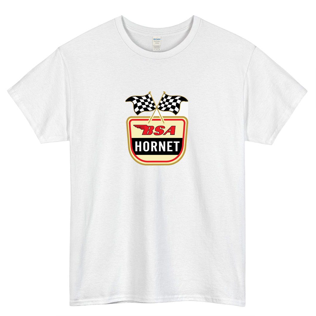 BSA Hornet Retro Motorcycle logo 1short SLEEVE T SHIRT -P
