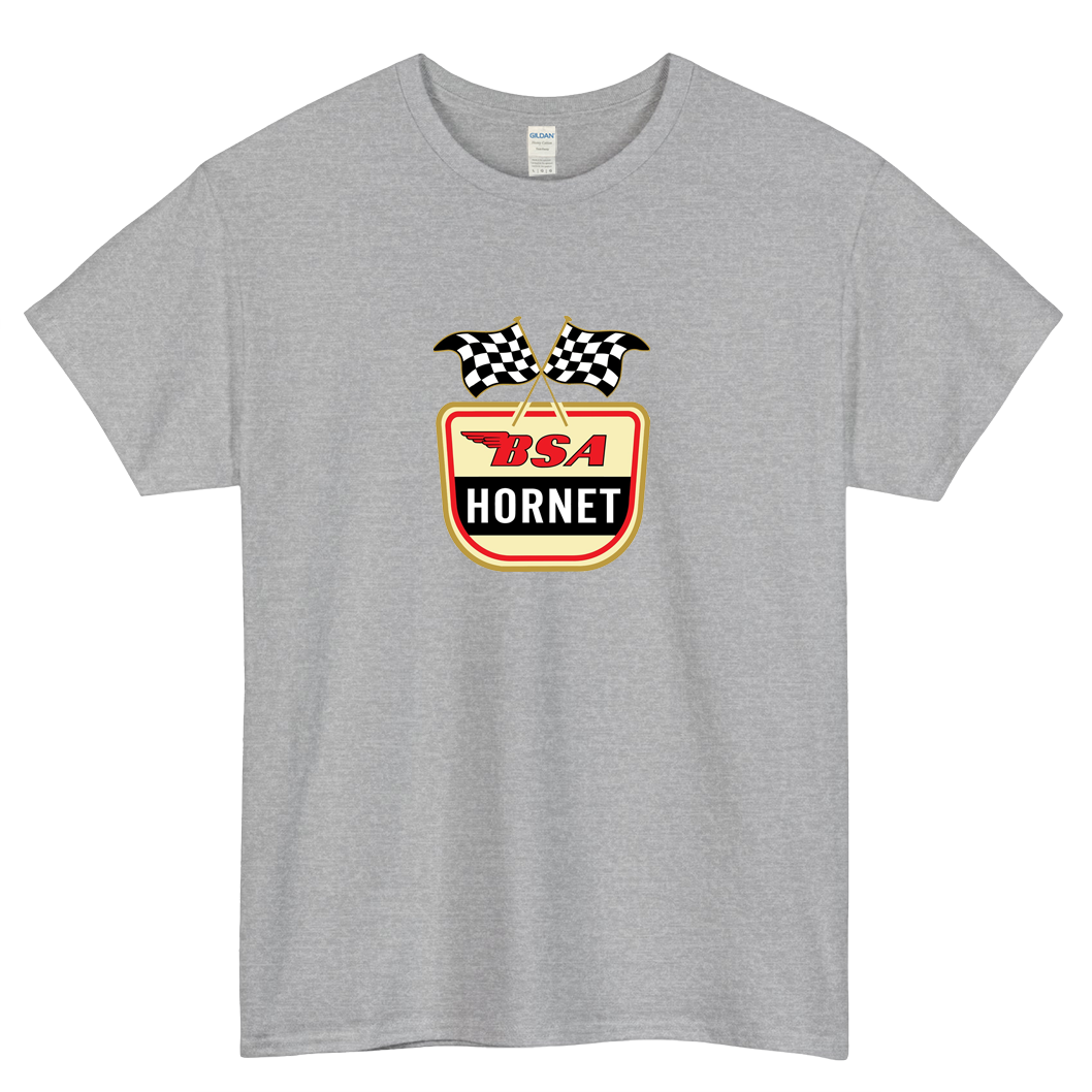 BSA Hornet Retro Motorcycle logo 1short SLEEVE T SHIRT -P