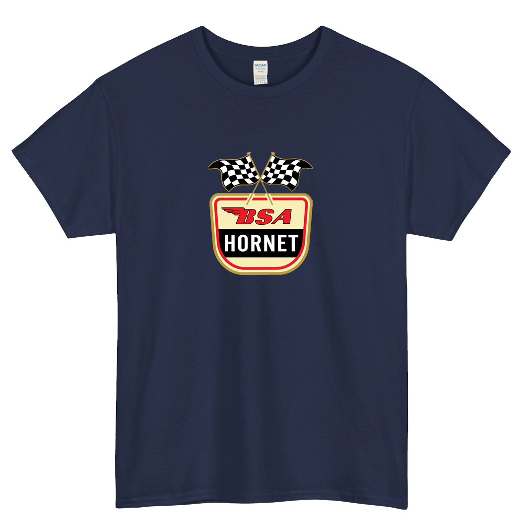 BSA Hornet Retro Motorcycle logo 1short SLEEVE T SHIRT -P