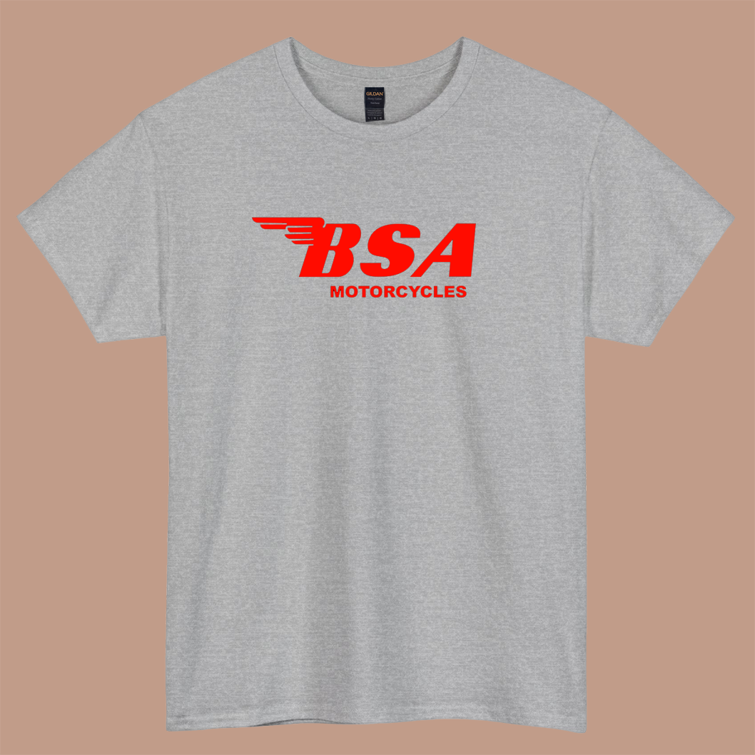 BSA MOTORCYCLES OLD LOGO short sleeve t shirt SIZE S-3XL-P