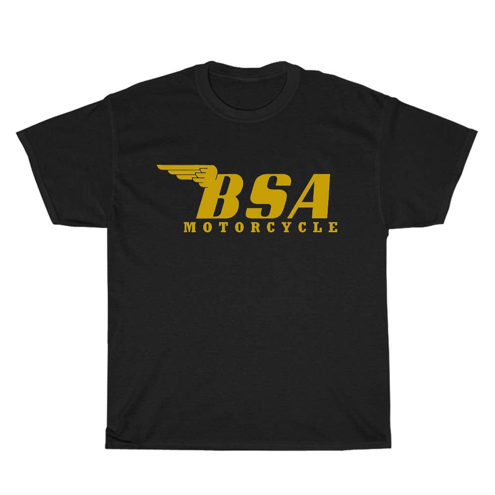 BSA Motorcycle Logo Men's Unisex T Shirt Size S to 3XL