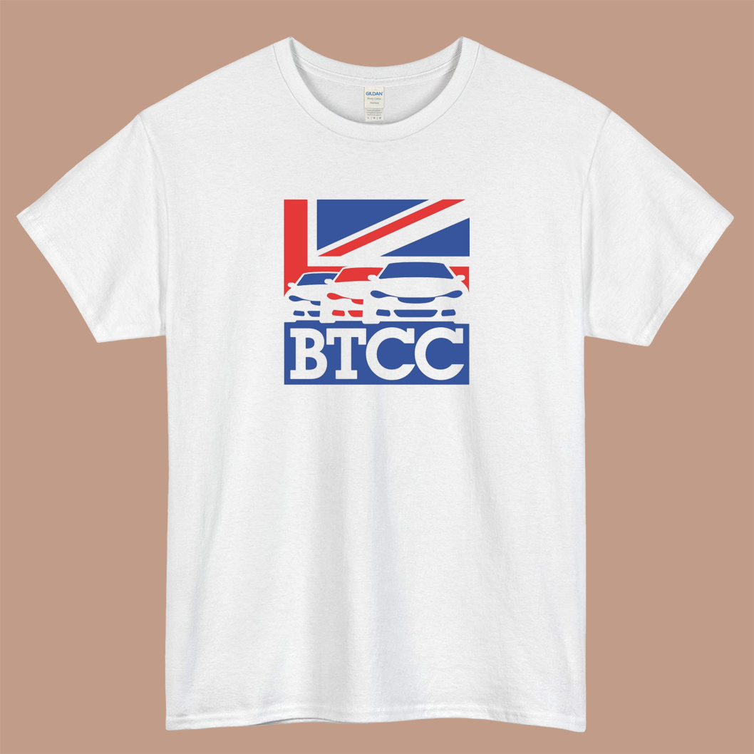 BTCC Logo Mens Unisex Short Sleeve T-Shirt Size S-3XL - P