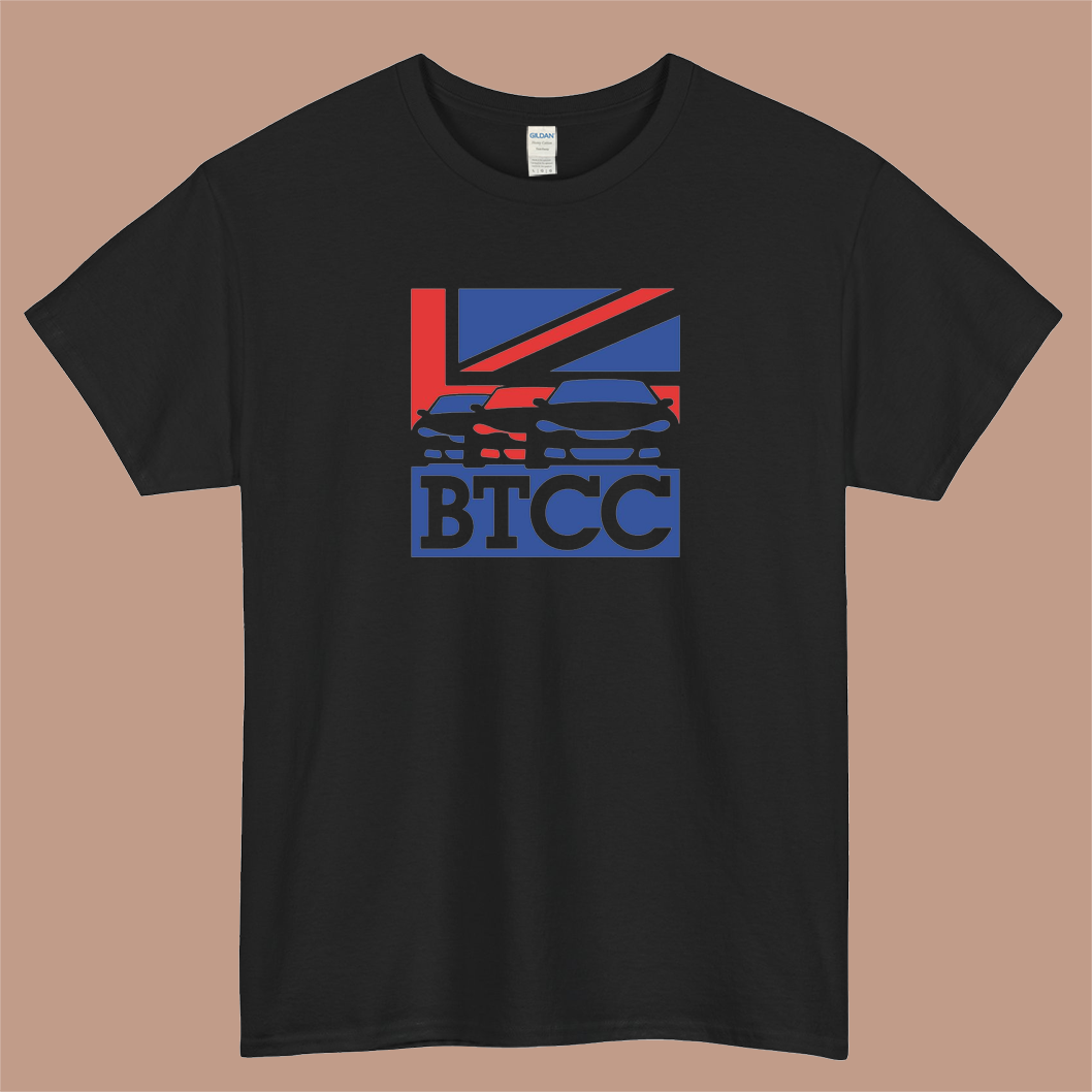 BTCC Logo Mens Unisex Short Sleeve T-Shirt Size S-3XL - P