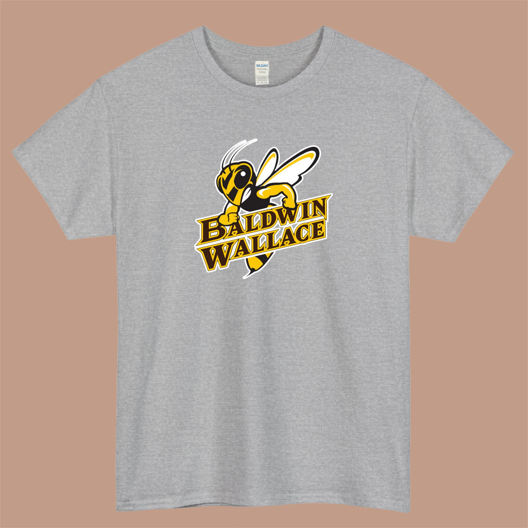 Baldwin Wallace Logo Mens Unisex Short Sleeve T-Shirt Size S-3XL - P