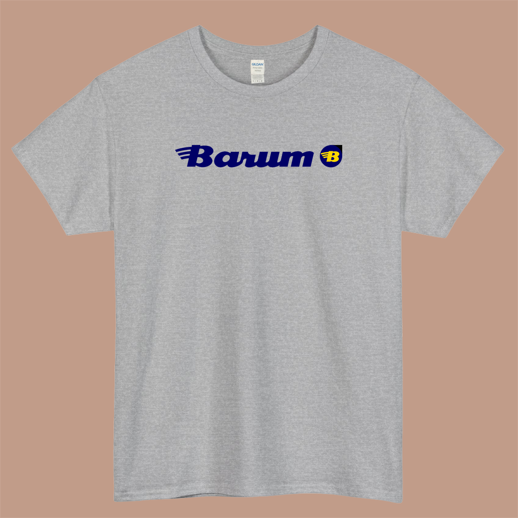 Barum Tires Logo Mens Unisex Short Sleeve Gray T-Shirt Size S-3XL