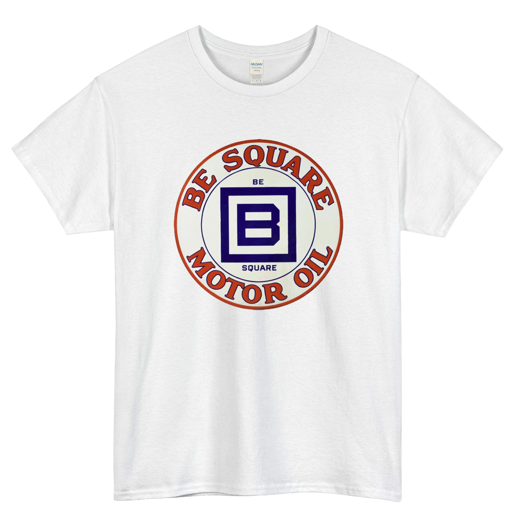 Be Square Motor Oil Mens Unisex Short Sleeve T-Shirt Size S-3XL - P