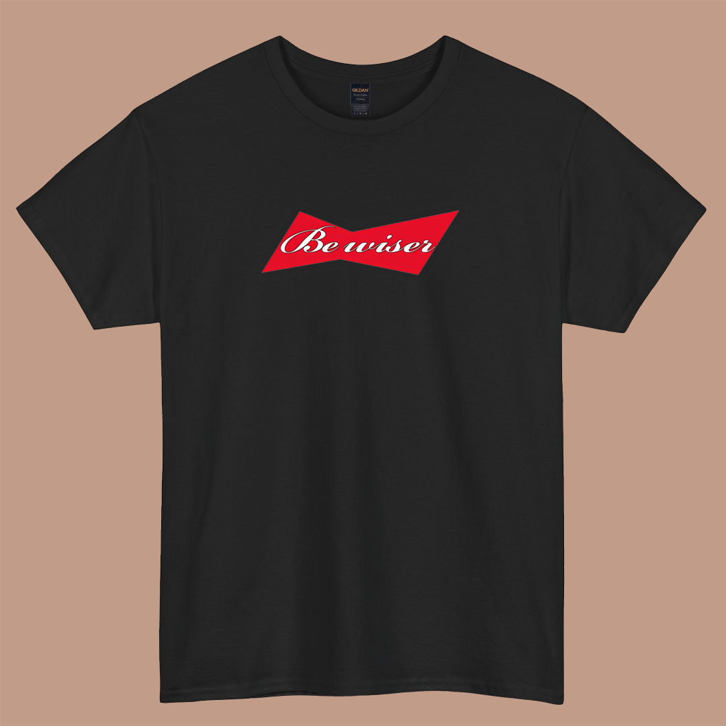 Be Wiser Logo short sleeve t shirt S-3XL-P