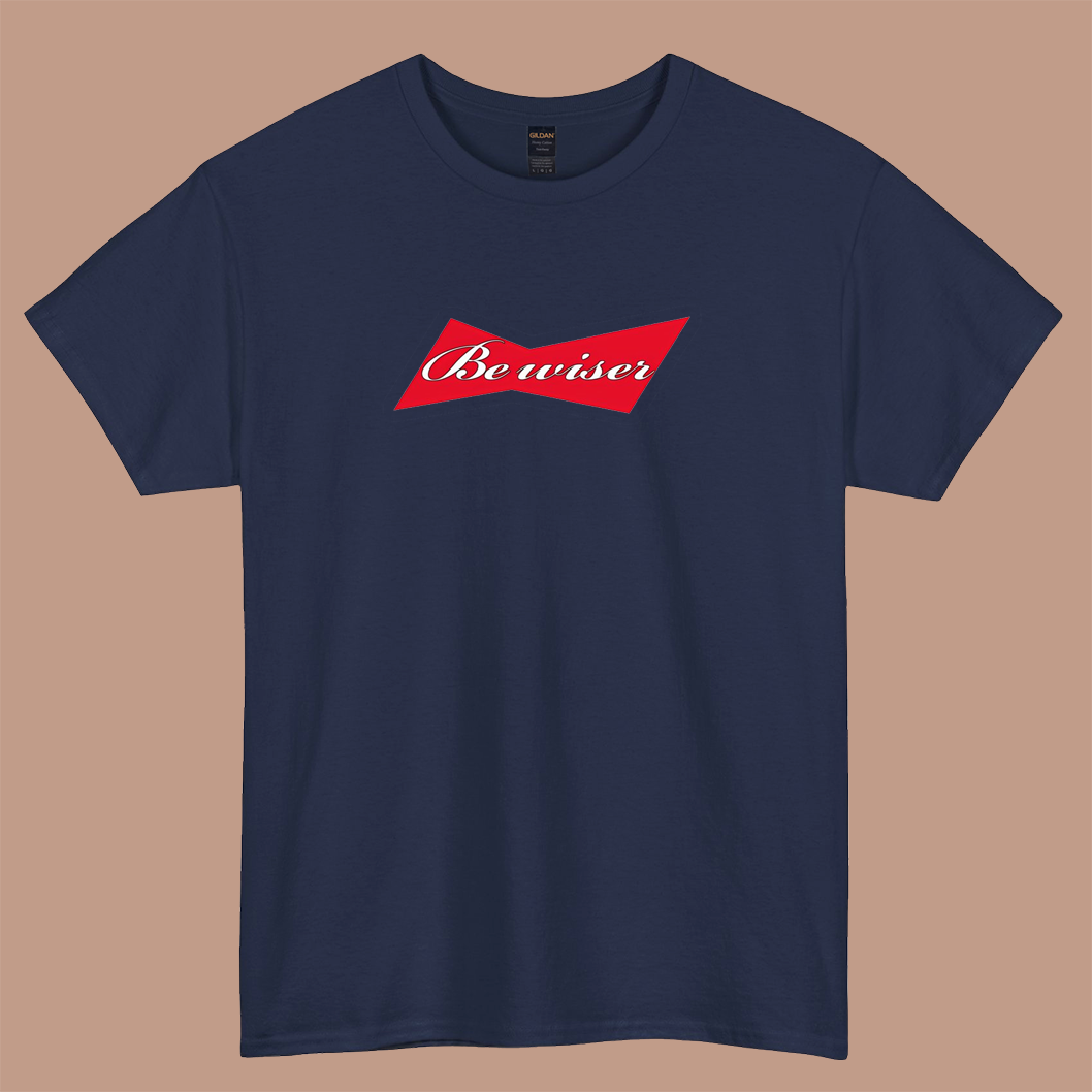 Be Wiser Logo short sleeve t shirt S-3XL-P