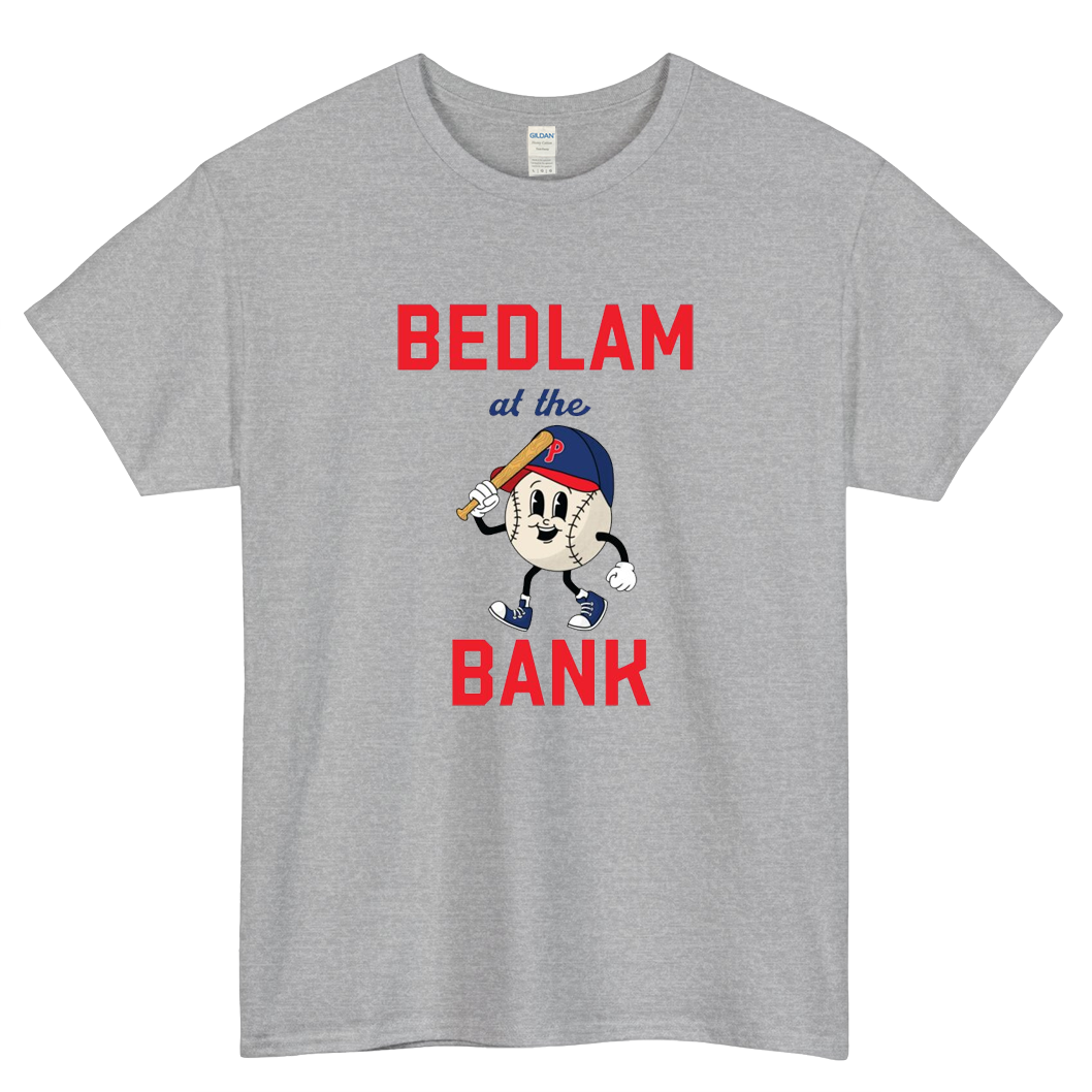 Bedlam at the Bank Mens Unisex Short Sleeve T-Shirt Size S-3XL - P