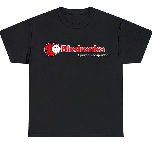 Biedronka Supermarket Logo Men's Unisex T Shirt Size S to 3XL