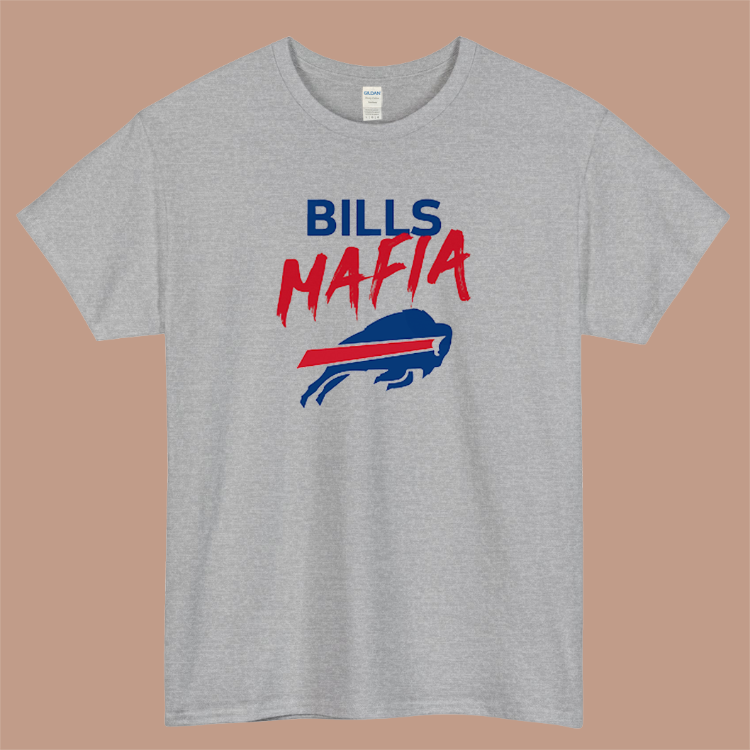 Bills Mafia Logo Mens Unisex Short Sleeve T-Shirt Size S-3XL - P