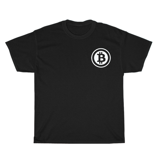 Bitcoin logo Men's Unisex T Shirt Size S to 3XL