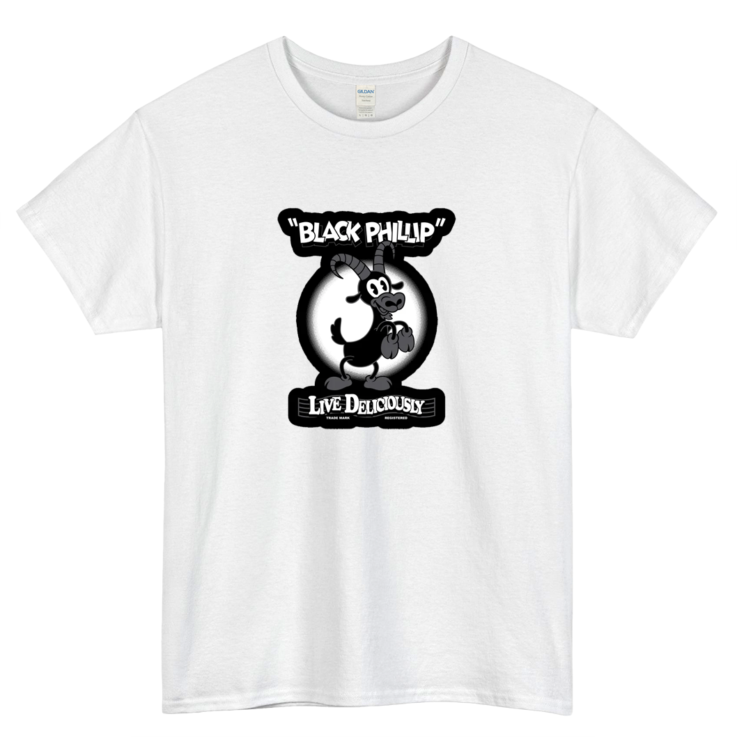 Black Phillip Logo Mens Unisex Short Sleeve T-Shirt Size S-3XL - P