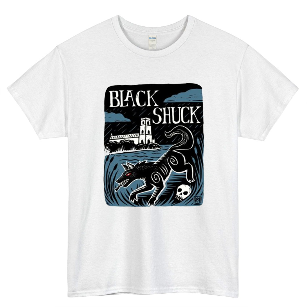 Black Shuck - Demon Dog of East Anglia Mens Unisex Short Sleeve T-Shirt Size S-3XL - P
