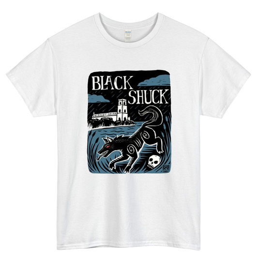 Black Shuck - Demon Dog of East Anglia Mens Unisex Short Sleeve T-Shirt Size S-3XL - P