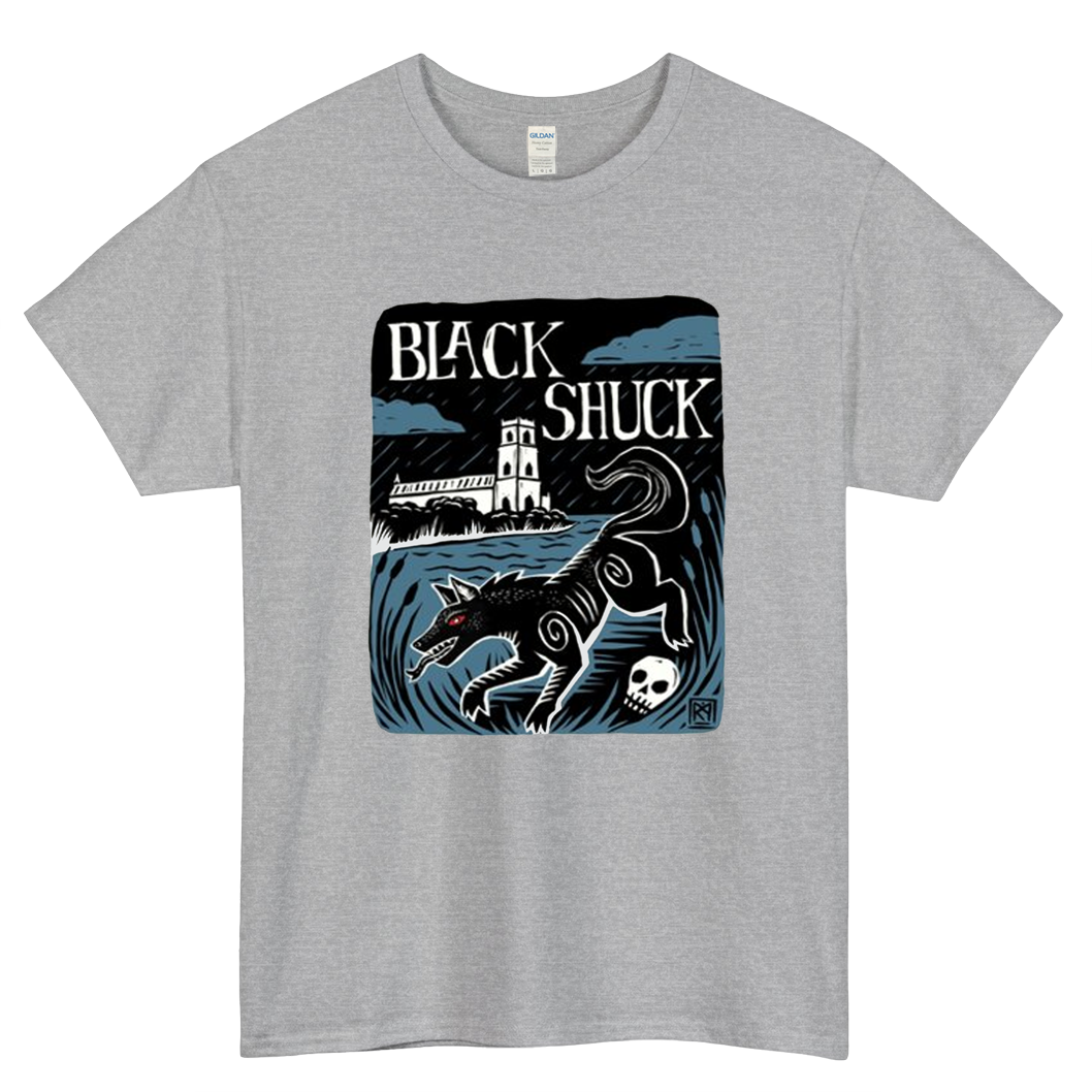 Black Shuck - Demon Dog of East Anglia Mens Unisex Short Sleeve T-Shirt Size S-3XL - P