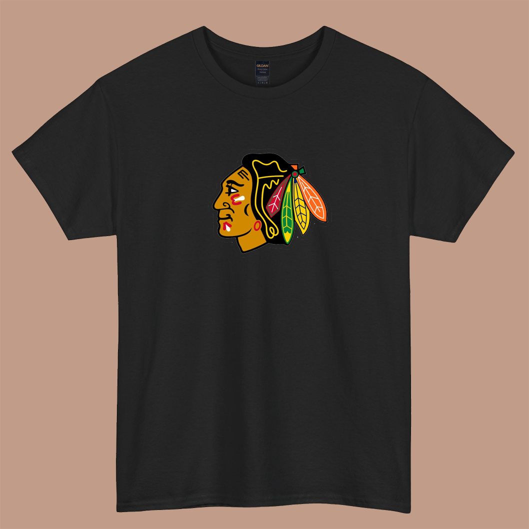 blackhaws logo short sleeve t shirt Size S-3XL -P