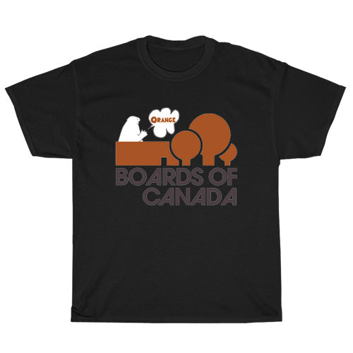 Boards of Canada Logo Mens Unisex Short Sleeve Gray T-Shirt Size S-3XL
