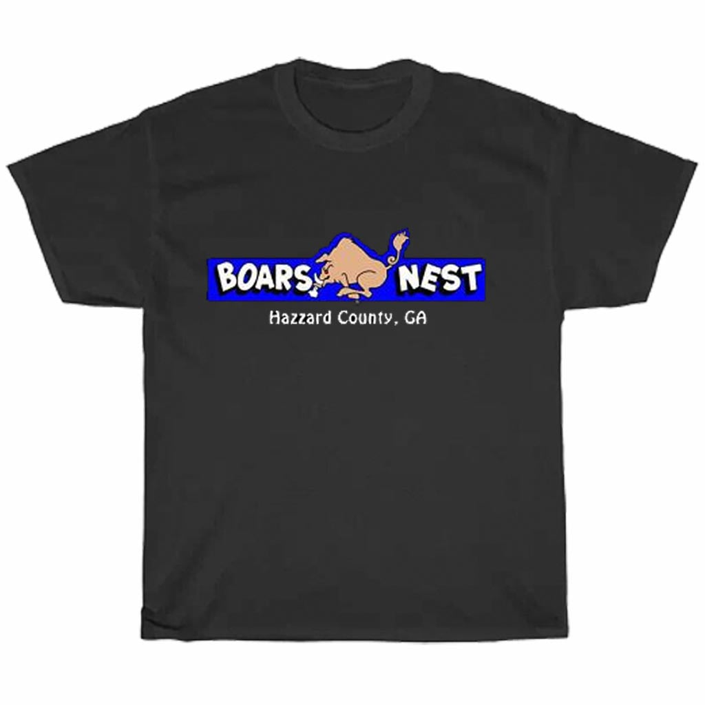 Boars Nest The Dukes of Hazzard Logo Men's Unisex T Shirt Size S to 3XL