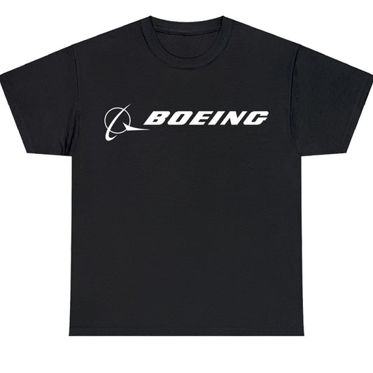 Boeing Aircraft Logo Men's Unisex T Shirt Size S to 3XL