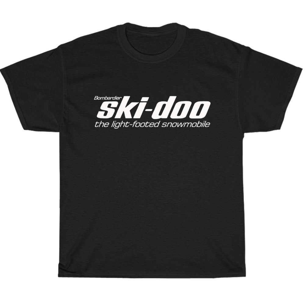 Bombardier Ski-Doo Snowmobiles logo Men's Unisex T Shirt Size S to 3XL
