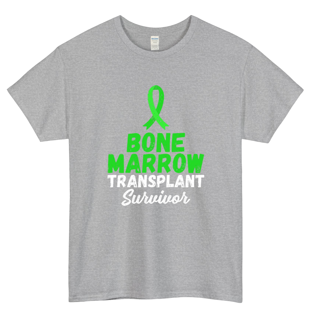 Bone Marrow Transplant Survivor Mens Unisex Short Sleeve T-Shirt Size S-3XL - P