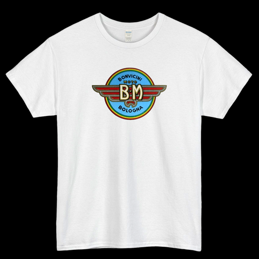 Bonvinicini Motorcycles Bologna Logo Mens Unisex Short Sleeve T-Shirt Size S-3XL - P