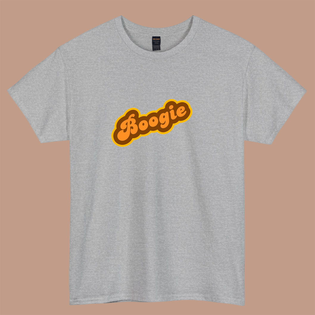 Boogie - Retro 70s logo short sleeve t shirt S-3XL- P