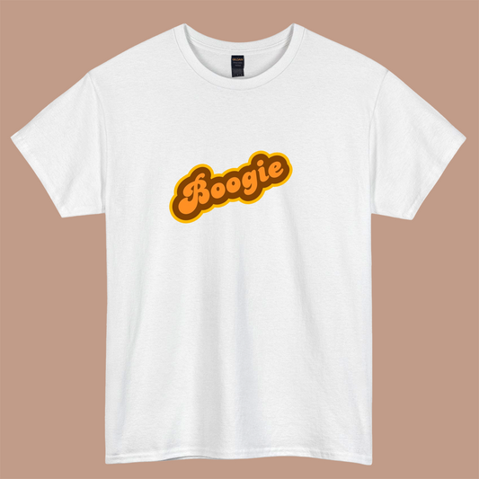 Boogie - Retro 70s logo short sleeve t shirt S-3XL- P