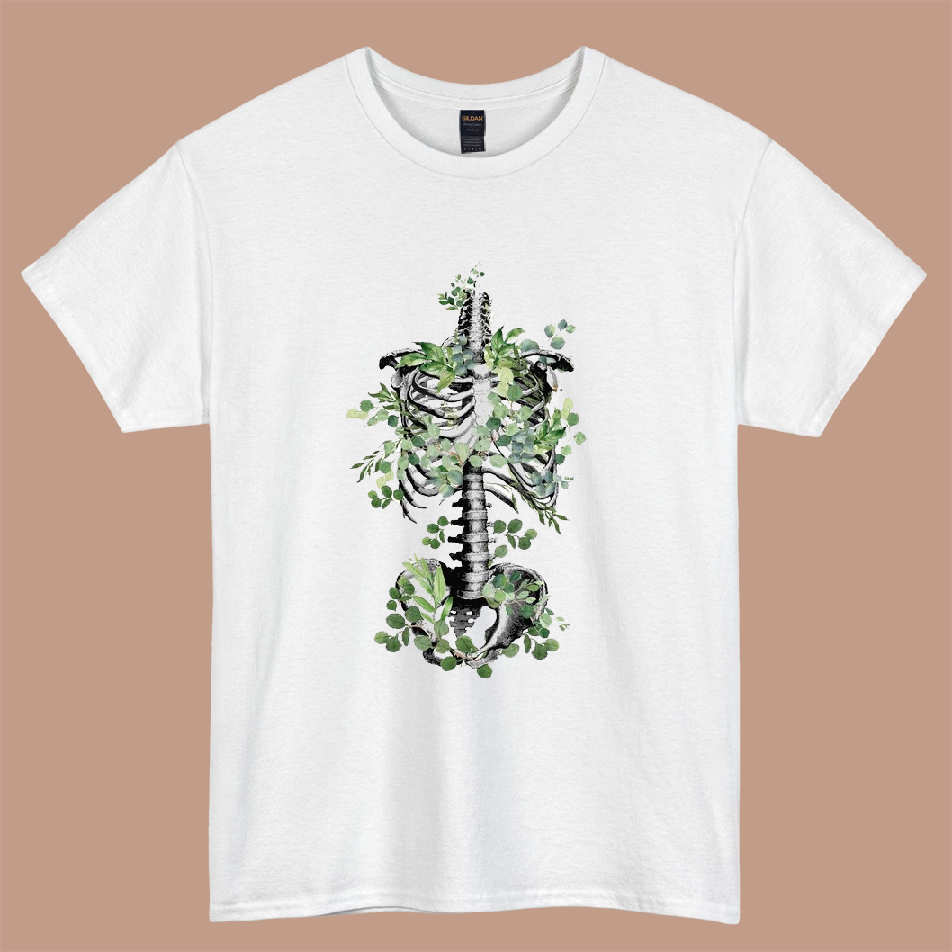 Botanical anatomy logo short SLEEVE T SHIRT -P