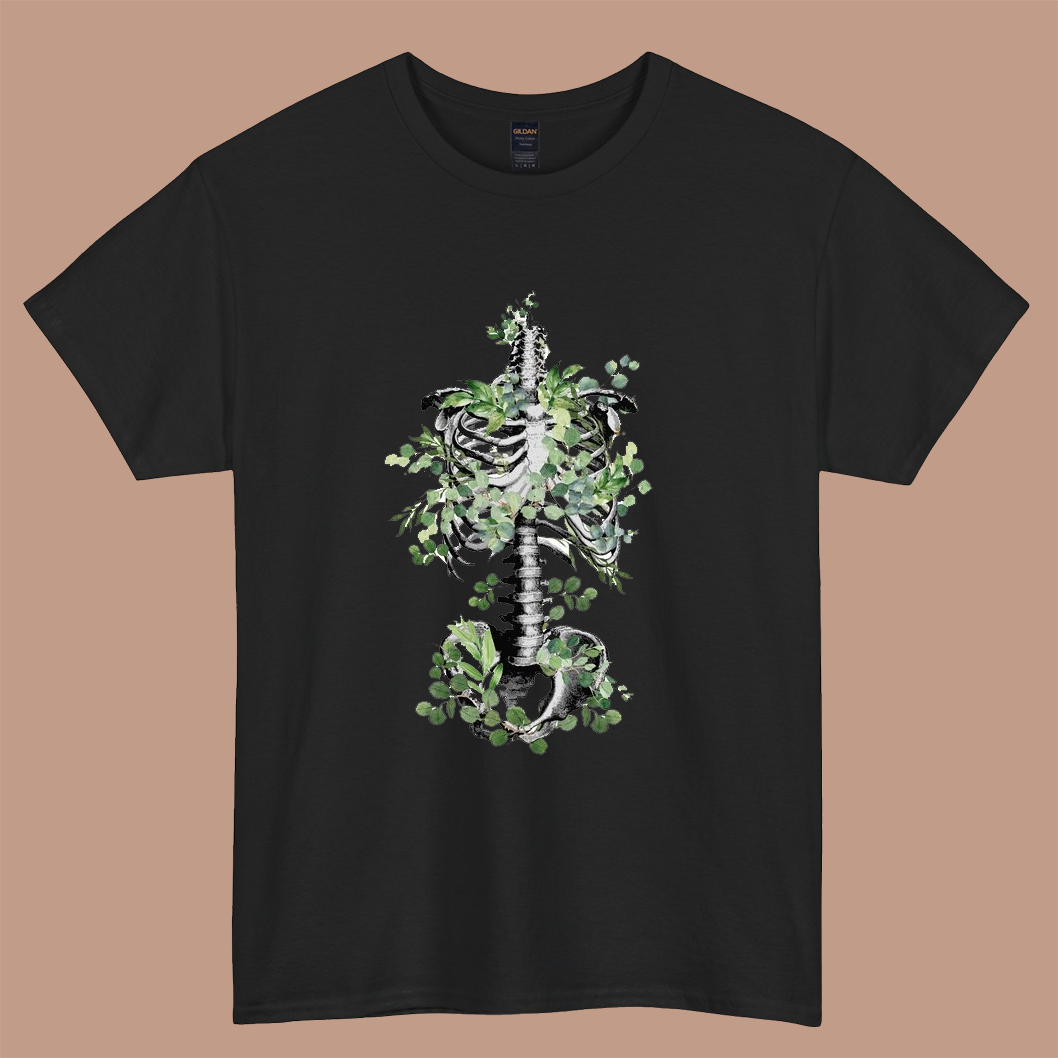 Botanical anatomy logo short SLEEVE T SHIRT -P