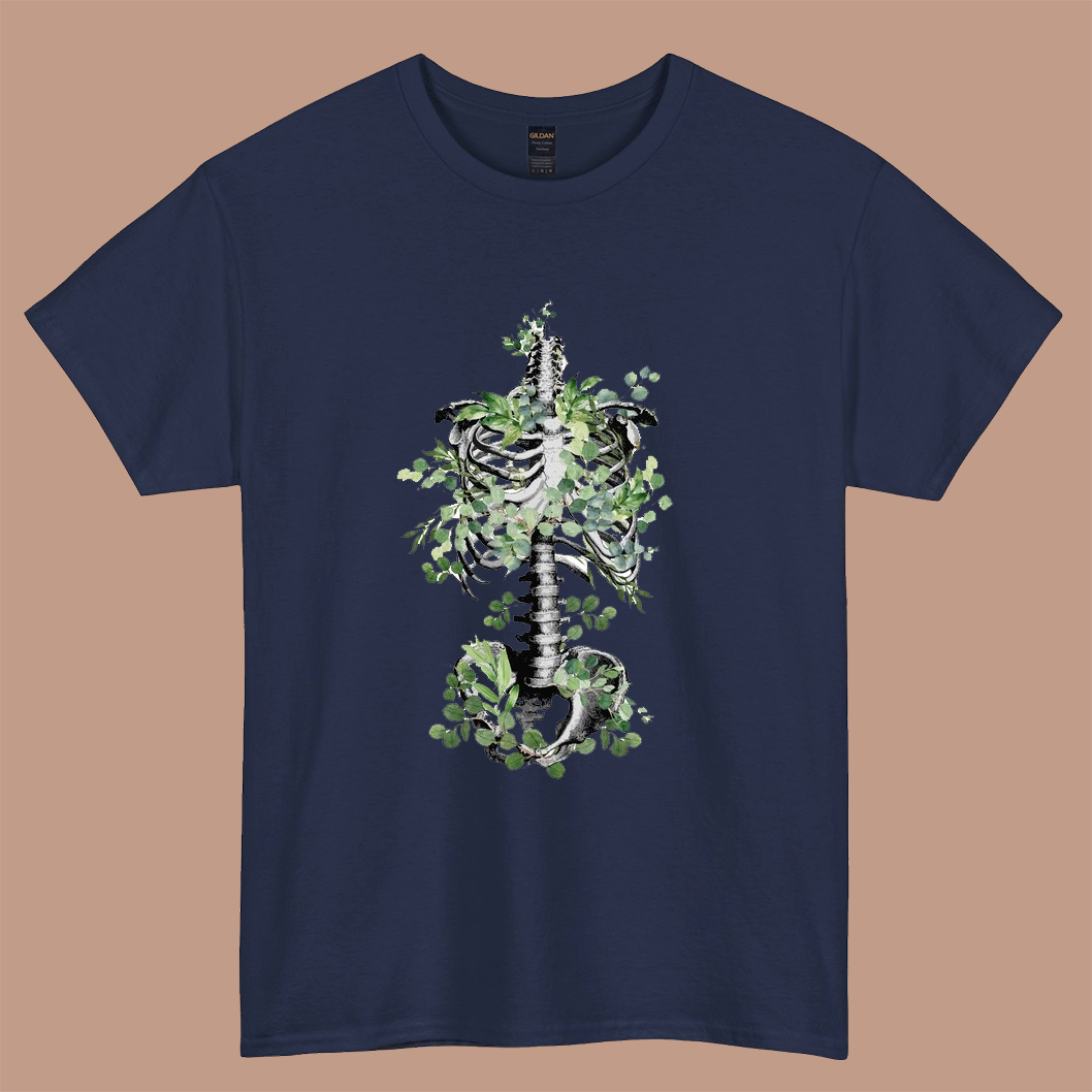 Botanical anatomy logo short SLEEVE T SHIRT -P