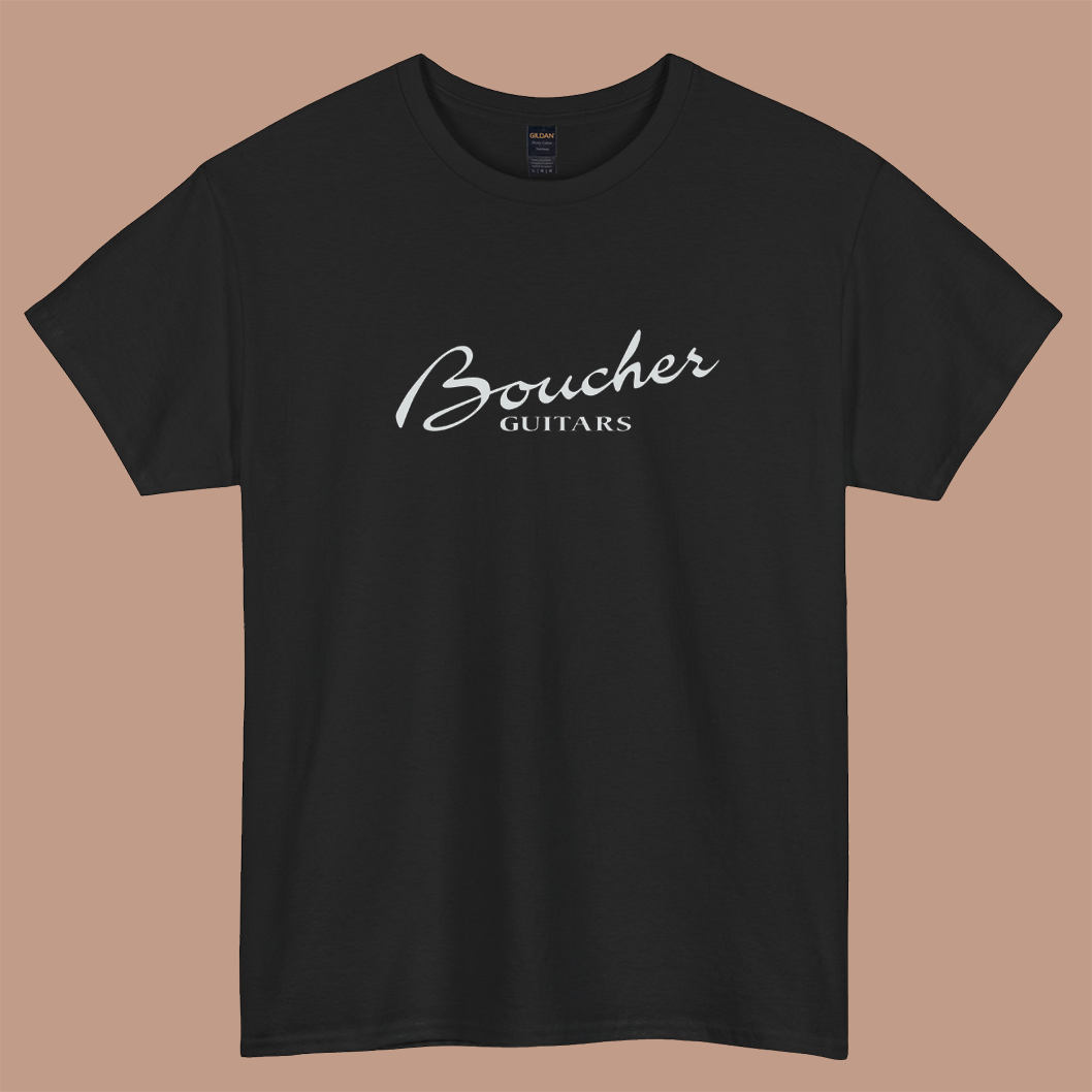 Boucher Guitars Logo short sleeve t shirt size S-3XL- P